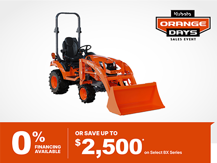 Save on Select BX Series Tractors